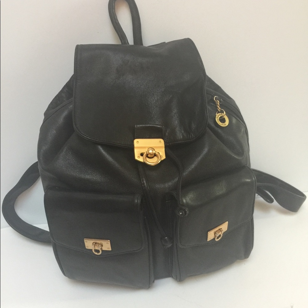 Bloomingdales leather bag pack